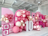 粉紅糖果氣球佈置 | Dessert Shop Balloon Decoration