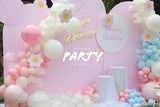 100 Days Hot Air Balloon Decoration | 百日宴氣球粉紅主題佈置 005