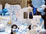 100 Days Hot Air Balloon Decoration | 百日宴汽車主題氣球佈置 008