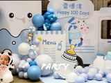 100 Days Hot Air Balloon Decoration | 百日宴汽車主題氣球佈置 008