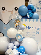 100 Days Hot Air Balloon Decoration | 百日宴汽車主題氣球佈置 008