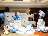 100 Days Hot Air Balloon Decoration | 百日宴汽車主題氣球佈置 008
