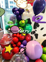 100 Days Hot Air Balloon Decoration | 百日奶牛主題氣球佈置 010