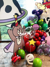 100 Days Hot Air Balloon Decoration | 百日奶牛主題氣球佈置 010