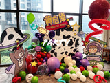 100 Days Hot Air Balloon Decoration | 百日奶牛主題氣球佈置 010
