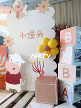 100 days balloon dceoration | 百日宴派對氣球裝飾 A002