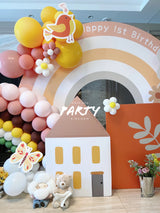 100 days balloon dceoration | 百日宴派對氣球裝飾 A002