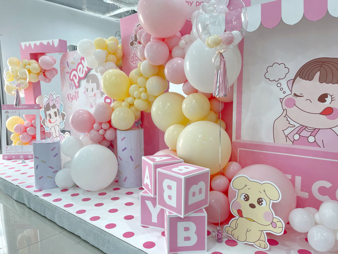 Milk Girl Balloon Theme Decoration