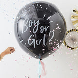 Baby Gender Reveal Balloon with Confetti 初生嬰兒性別揭示氣球36寸