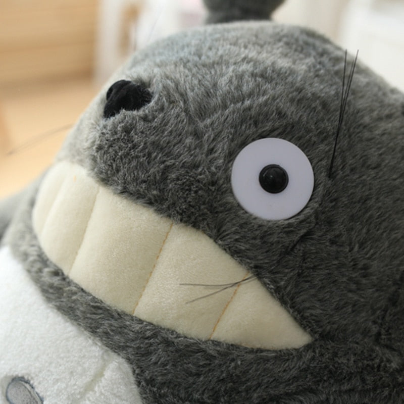 Totoro Plush Toy Cute Plush Cat Japanese Anime Figure Doll Plush Totoro With Lotus Leaf Kids Toys Birthday Christmas Gift