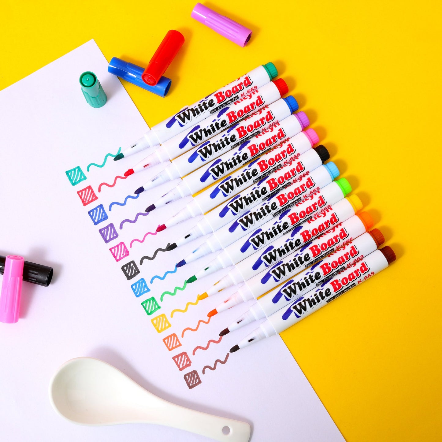Magical floating paintbrush | Floating whiteboard marker | Floating whiteboard marker