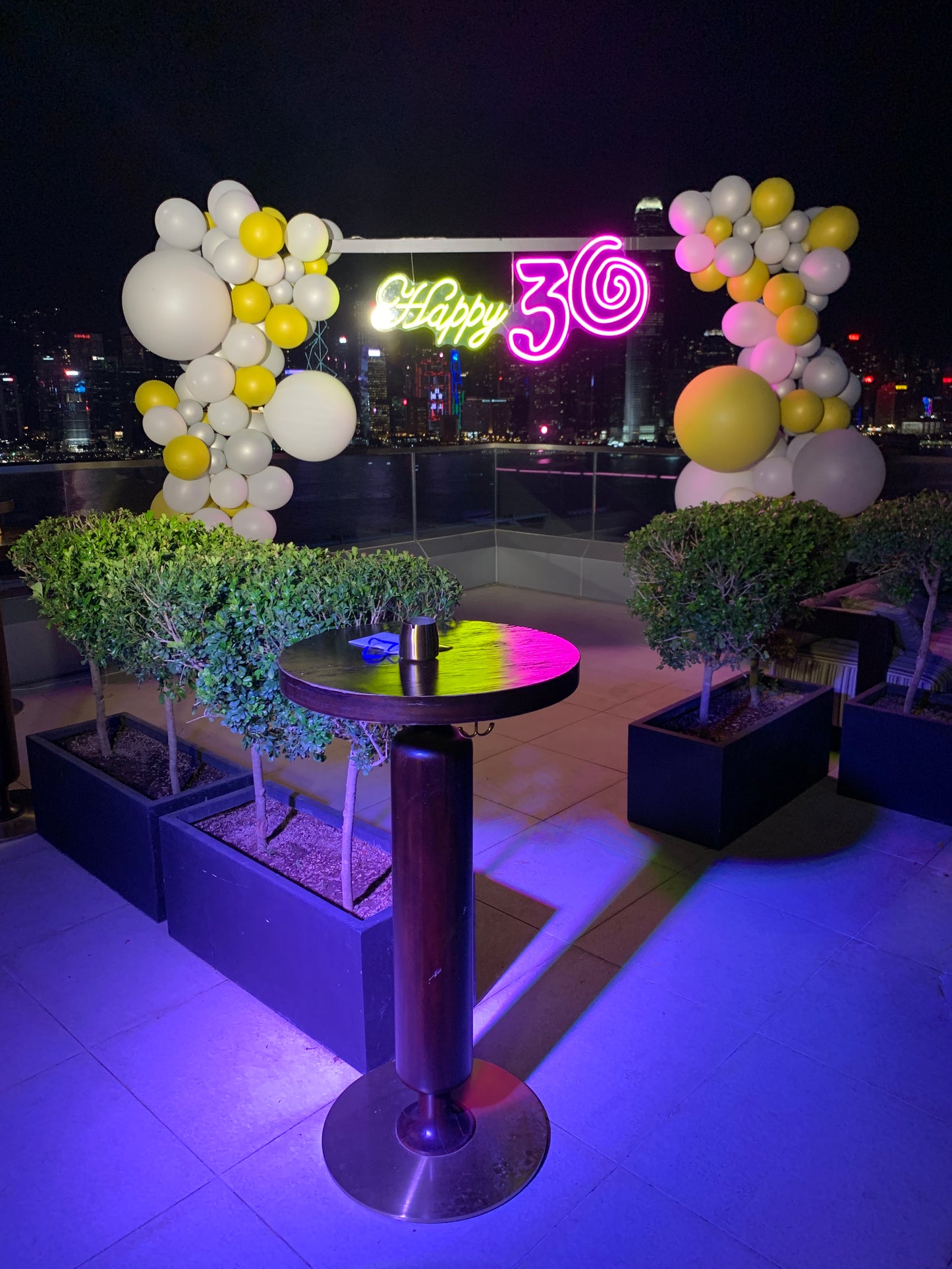 Balloon arch decoration and installation package