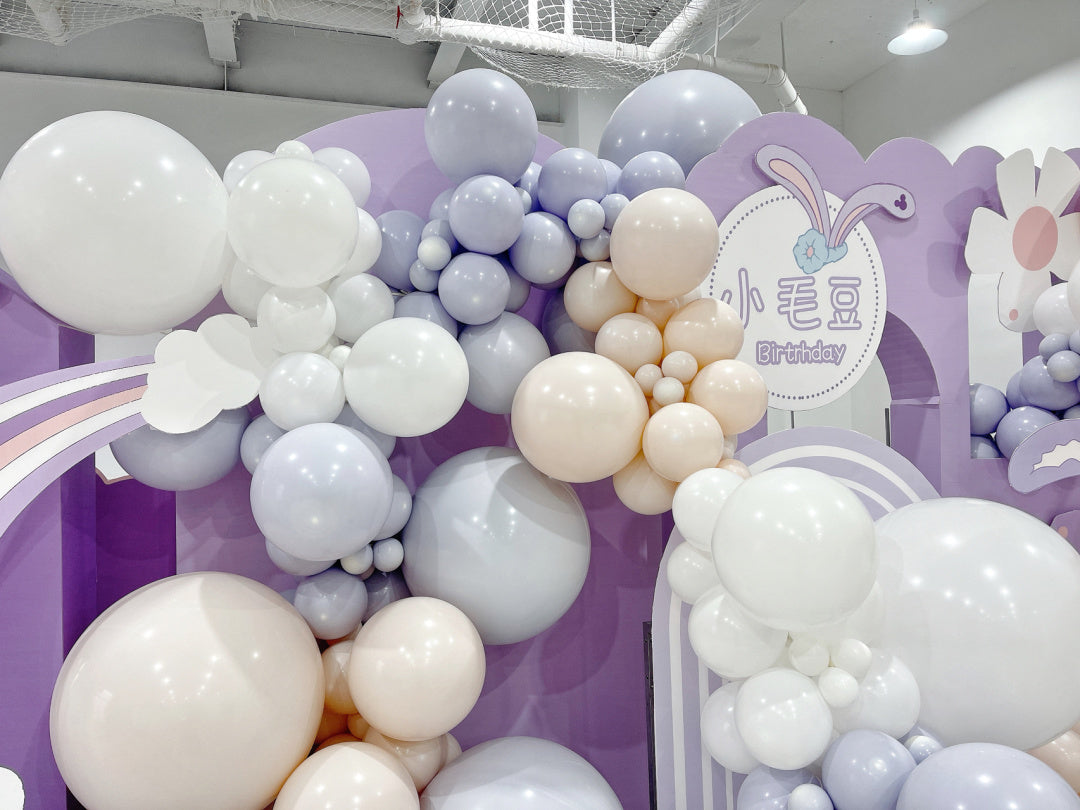 StellaLou Balloon Decoration (Pink and Purple) for a 100-Day Celebration