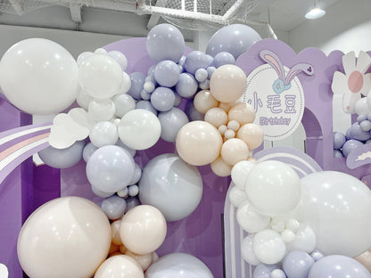 StellaLou Balloon Decoration (Pink and Purple) for a 100-Day Celebration