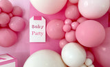 粉紅糖果氣球佈置 | Dessert Shop Balloon Decoration