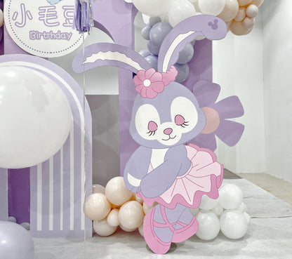 StellaLou Balloon Decoration (Pink and Purple) for a 100-Day Celebration
