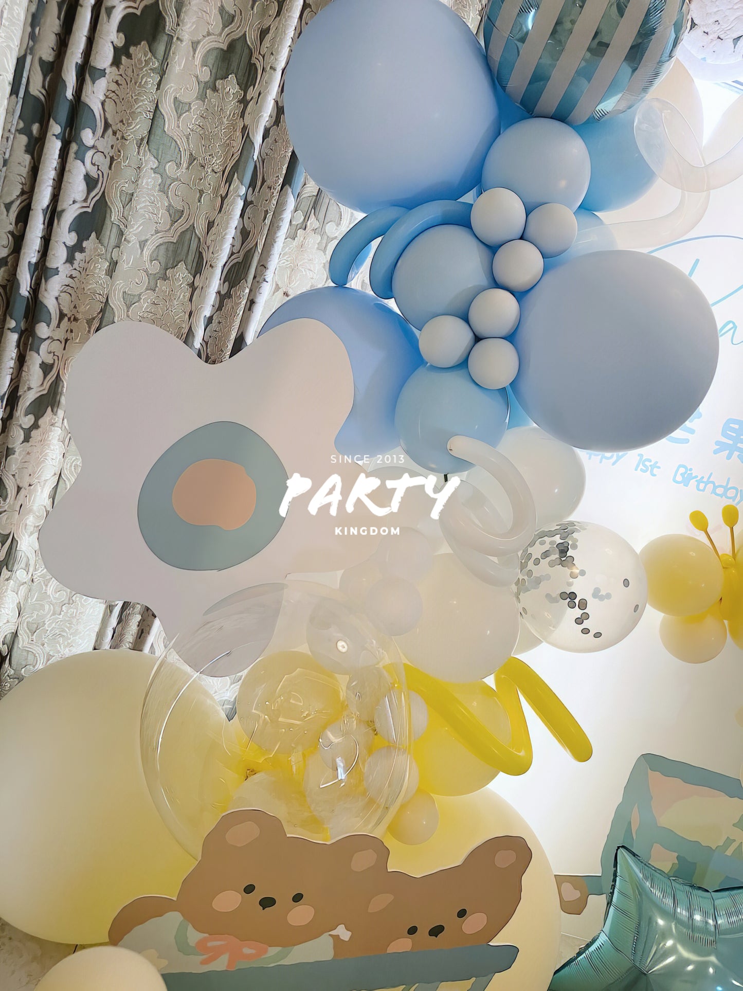 100 Days Hot Air Balloon Decoration | Hot Air Balloon Theme Decoration for a 100-Day Celebration 