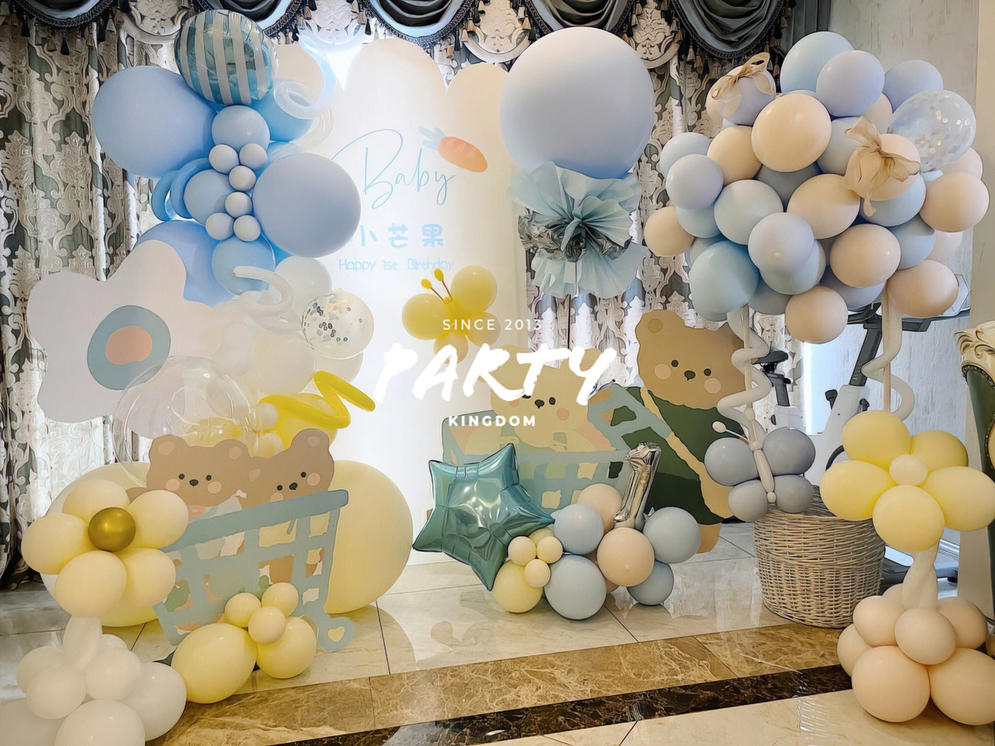 100 Days Hot Air Balloon Decoration | Hot Air Balloon Theme Decoration for a 100-Day Celebration 