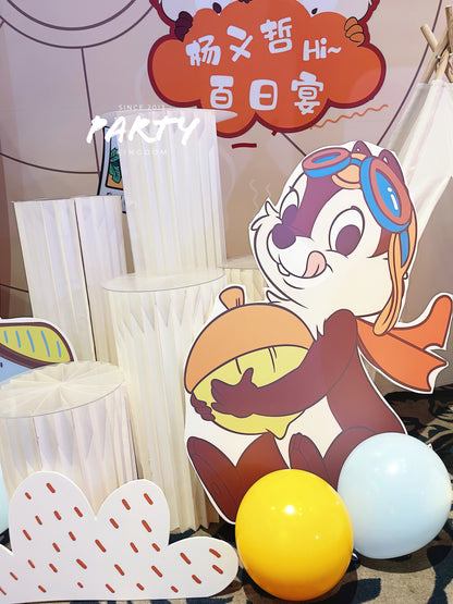 100 Days Hot Air Balloon Decoration | 100-Day Banquet Windmill Theme Balloon Arrangement 009 