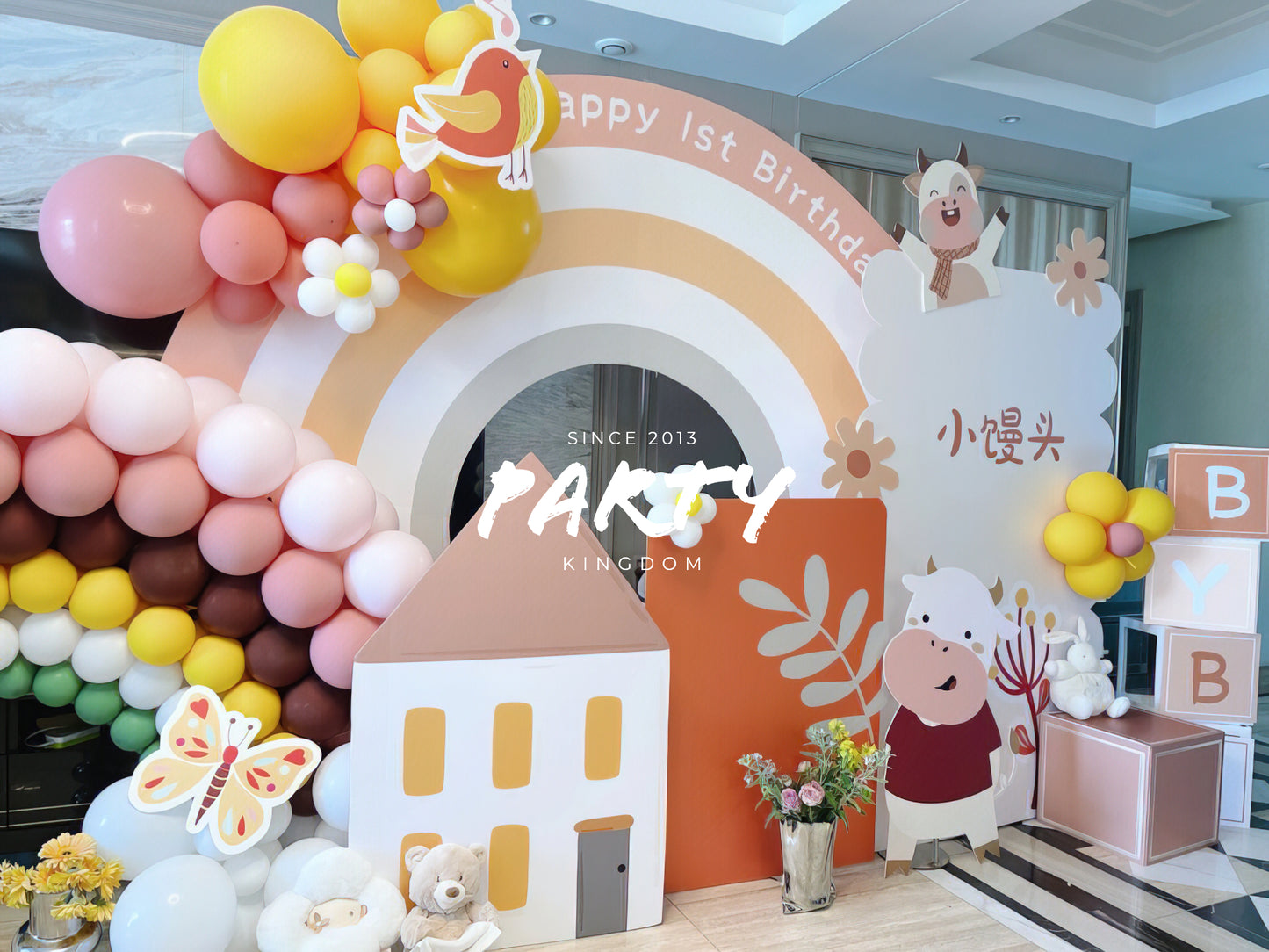100-Day Balloon Decoration | Balloon Decorations for a 100-Day Celebration Party A002