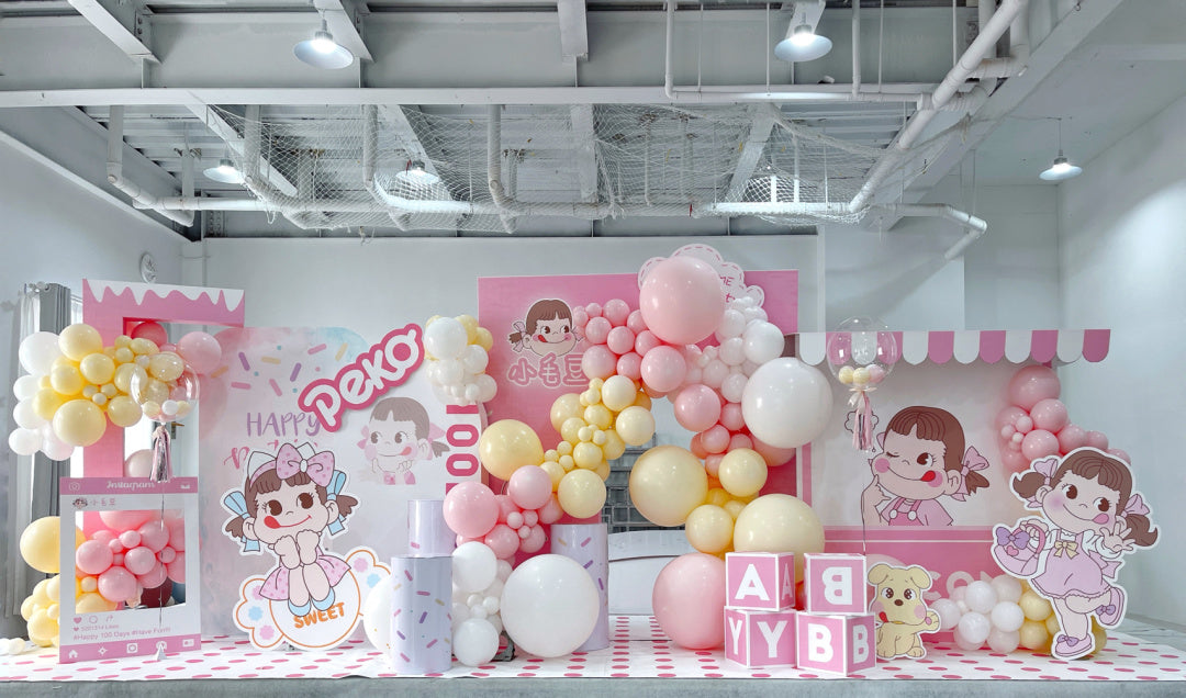 Milk Girl Balloon Theme Decoration
