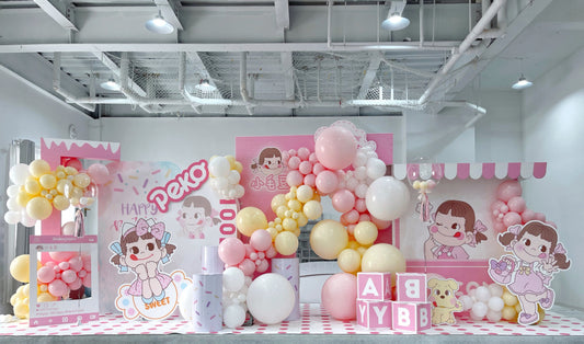 Milk Girl Balloon Theme Decoration