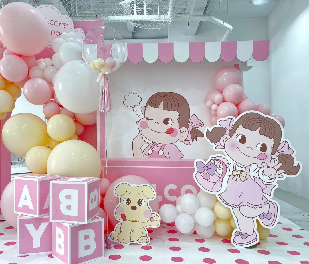 Milk Girl Balloon Theme Decoration