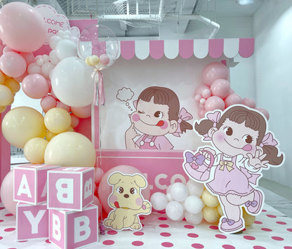 Milk Girl Balloon Theme Decoration