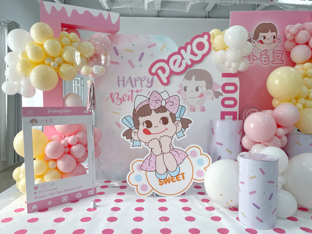 Milk Girl Balloon Theme Decoration
