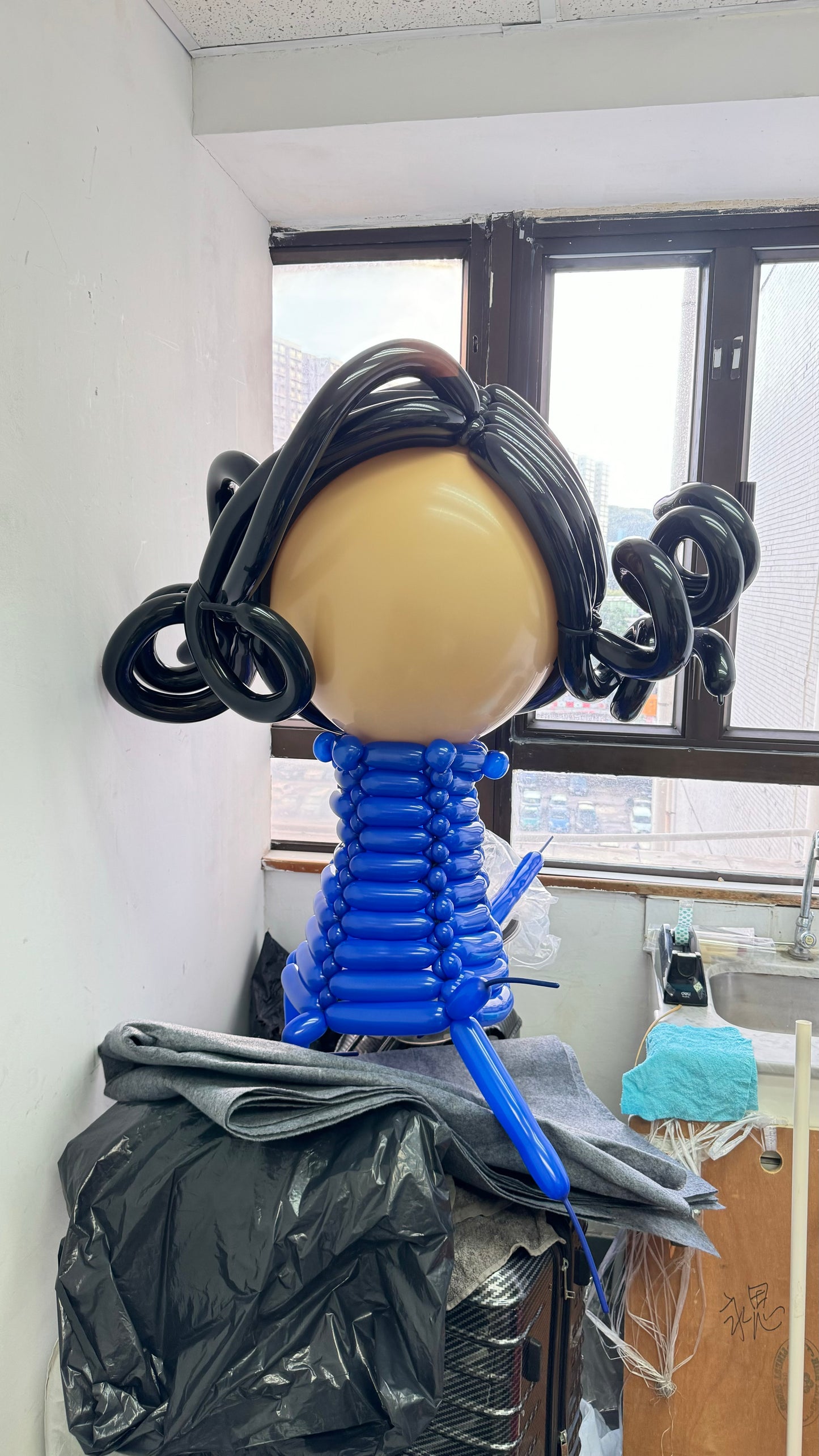 School graduation balloon doll