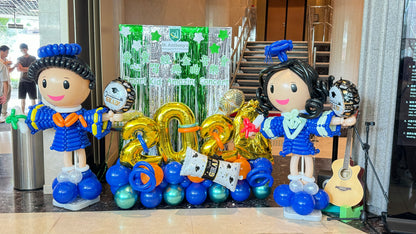School graduation balloon doll