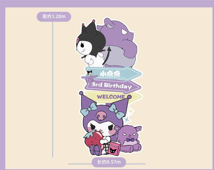 Kuromi Balloon Decoration
