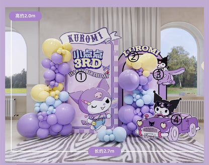 Kuromi Balloon Decoration
