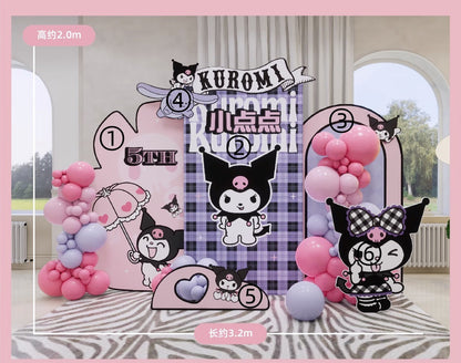 Kuromi Balloon Decoration