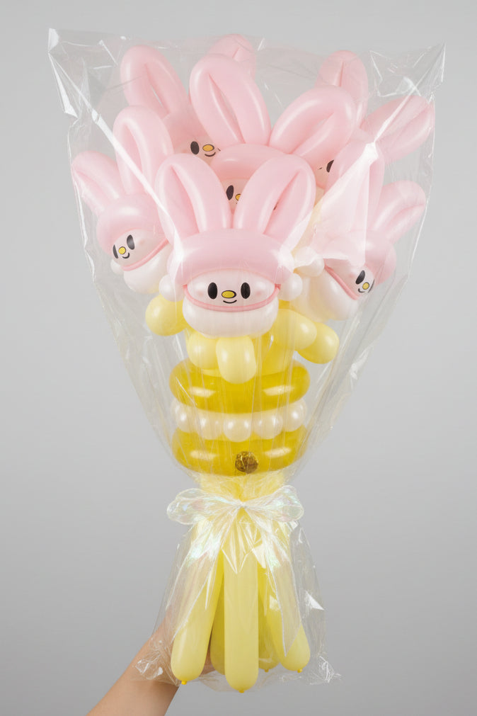 美樂蒂 My Melody 造型氣球花束 | 卡通花束送禮 | Creator: Benda