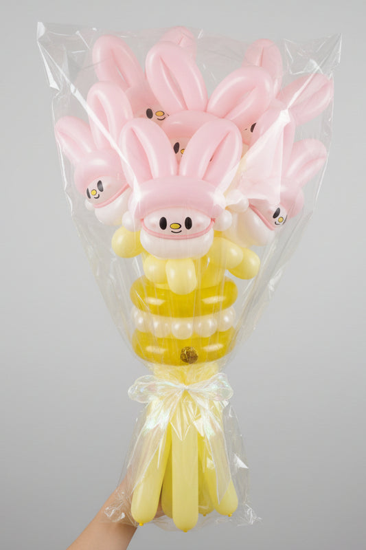 美樂蒂 My Melody 造型氣球花束 | 卡通花束送禮 | Creator: Benda