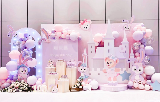 Stellalau 100-Day Celebration Themed Balloon Decoration