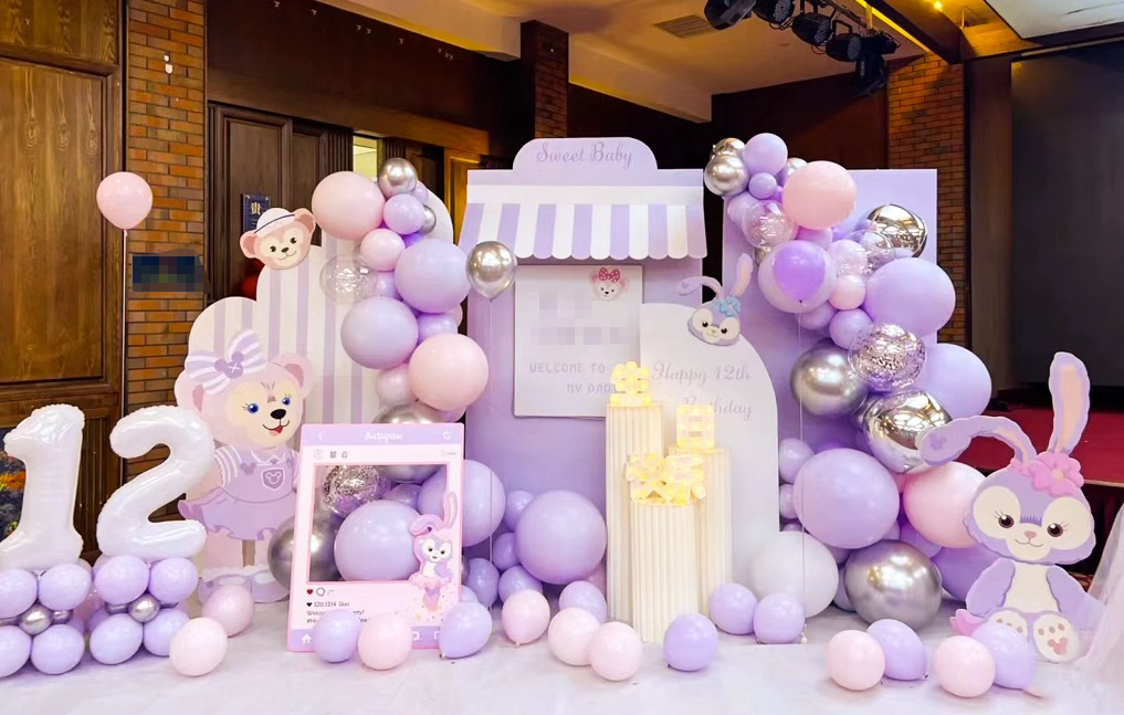 Stellalau 100-Day Celebration Themed Balloon Decoration