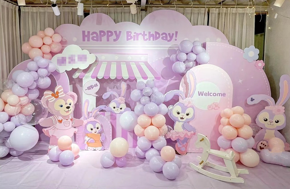 Stellalau 100-Day Celebration Themed Balloon Decoration