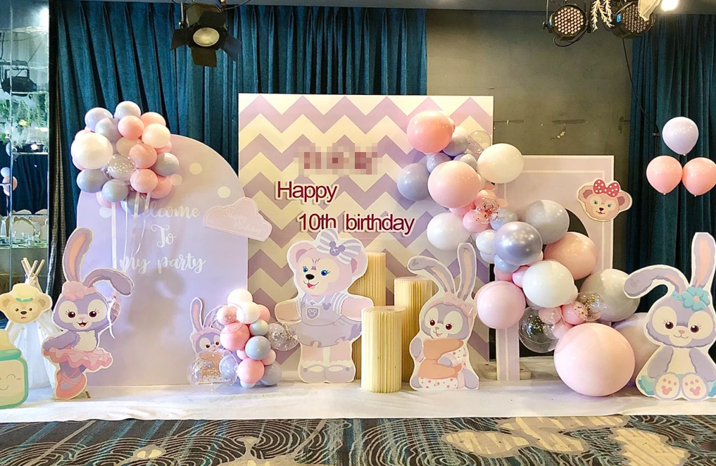 Stellalau 100-Day Celebration Themed Balloon Decoration