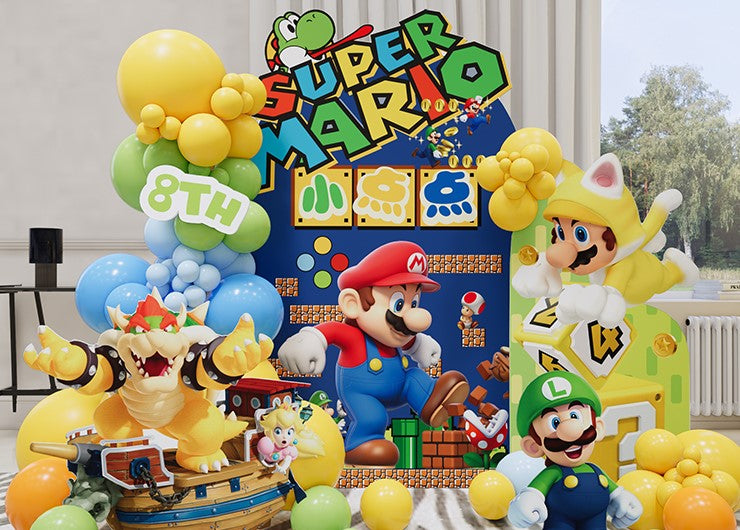Super Mario Balloon Decoration