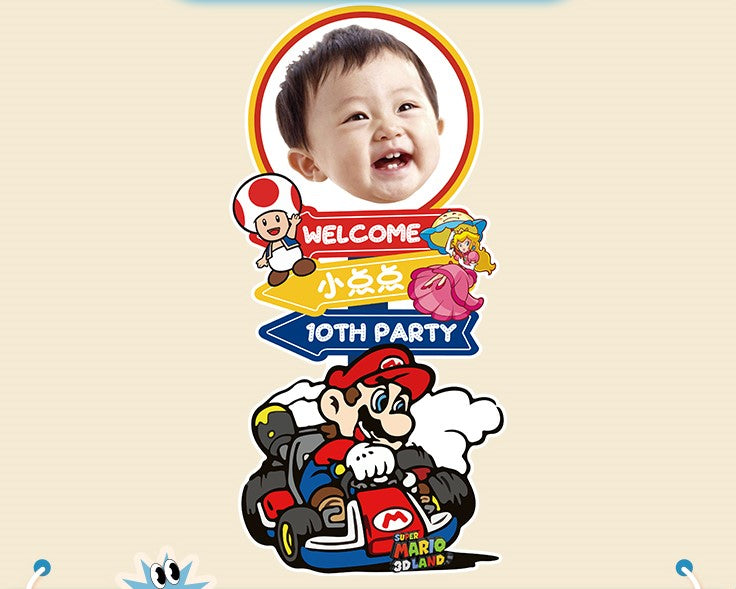 Super Mario Balloon Decoration