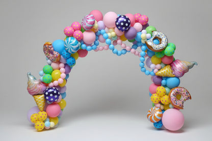 甜點冬甩 (Donut) 主題粉色系夢幻氣球拱門佈置 - Christina Lam