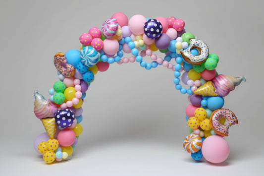 甜點冬甩 (Donut) 主題粉色系夢幻氣球拱門佈置 - Christina Lam