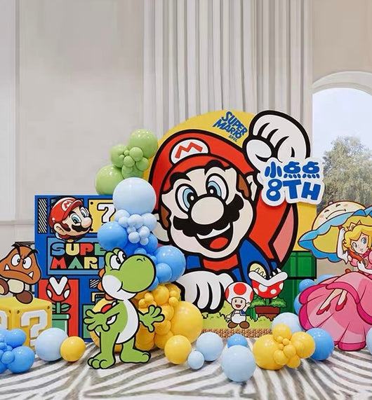 超級馬里奧氣球佈置 | Super Mario Balloon Decoration