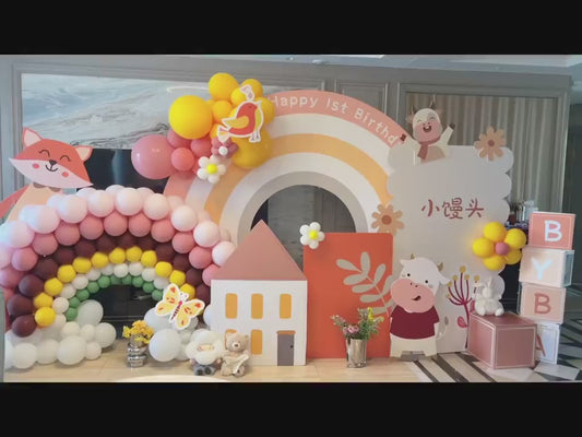 100 Days Baby Shower Balloon Decoration | BB 100 Days Banquet Balloon Decoration A001