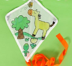 DIY-Kite Handmade Teaching Kite (5 pieces)