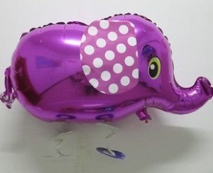 Walking Pet Balloon - Elephant (Light Purple) Walking Pet Balloon