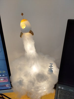 Rocket Night Light DIY Material Kit | Creative Handmade Birthday Gift | Student Craft Project