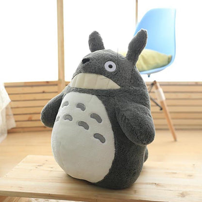 Totoro Plush Toy Cute Plush Cat Japanese Anime Figure Doll Plush Totoro With Lotus Leaf Kids Toys Birthday Christmas Gift